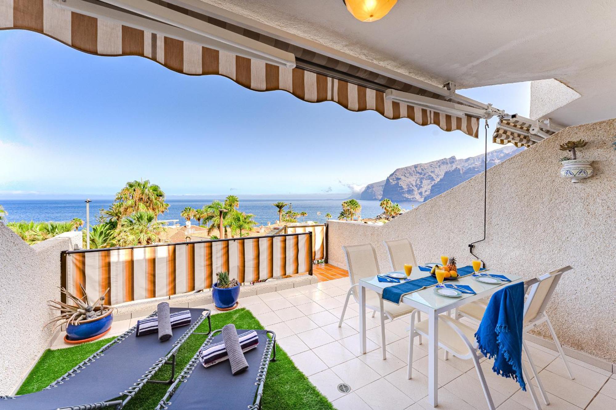 Sea View Apartment Deja Blue - Los Gigantes 푸에르토 데 산티아고 외부 사진